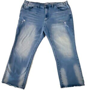 Arizona Jean Co Jeans Womens 48X28 Blue Denim Straight Leg High Rise Cotton 2XL